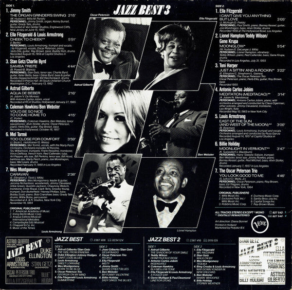 Various : Jazz Best 3 (LP, Comp, Mono, RM)