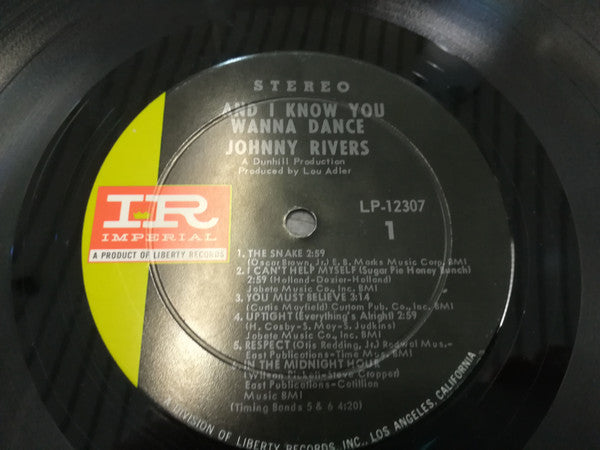 Johnny Rivers : ...And I Know You Wanna Dance (LP, Album)