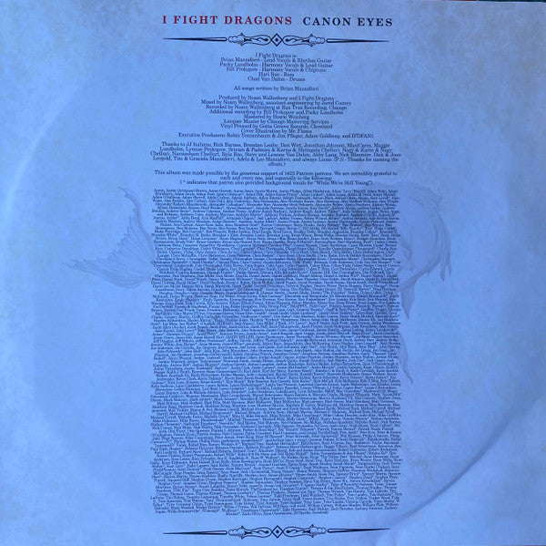 I Fight Dragons : Canon Eyes (LP, Album)