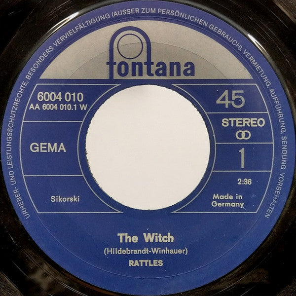 The Rattles : The Witch (7", Single)