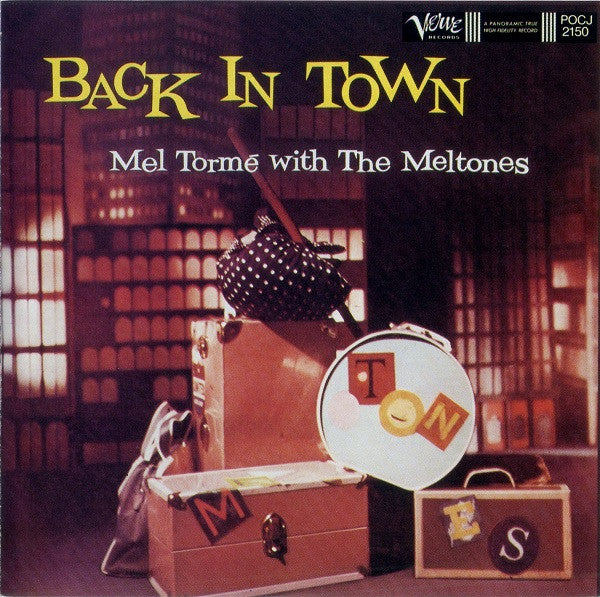 Mel Tormé with The The Mel-Tones : Back In Town (CD, Album, RE, RM)