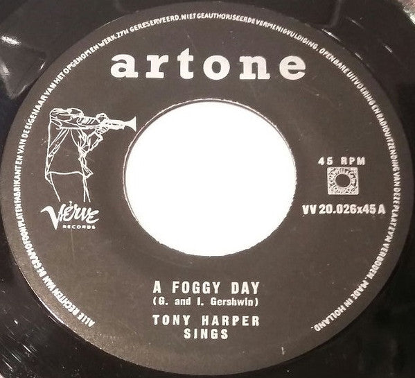 Toni Harper : Tony Harper Sings (7")