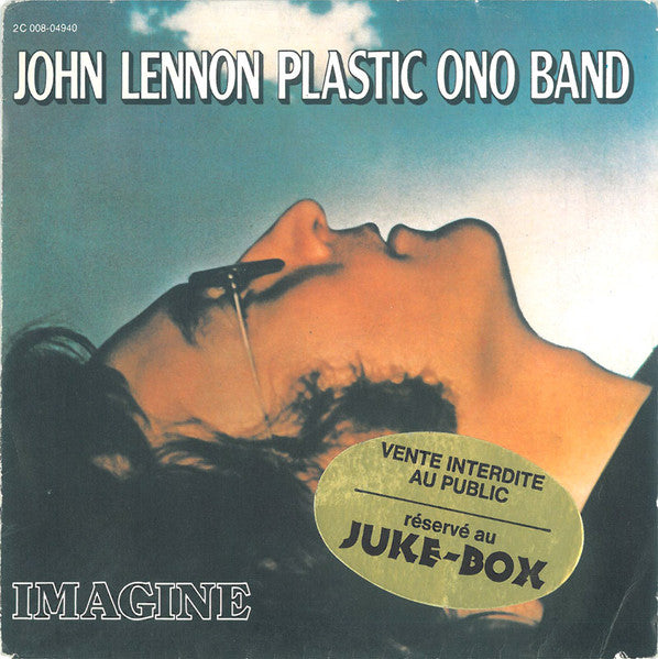 John Lennon / The Plastic Ono Band With The Flux Fiddlers : Imagine (7", Single, RE)