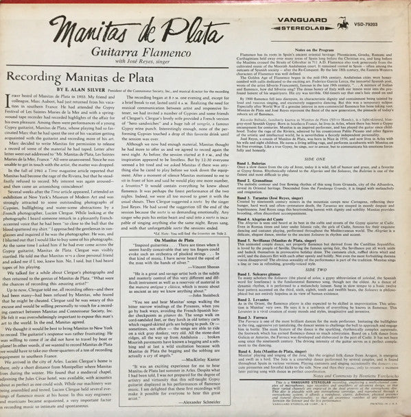 Manitas De Plata : Guitarra Flamenco (LP, Album, RE)