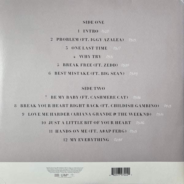 Ariana Grande : My Everything  (LP, Album, RE)
