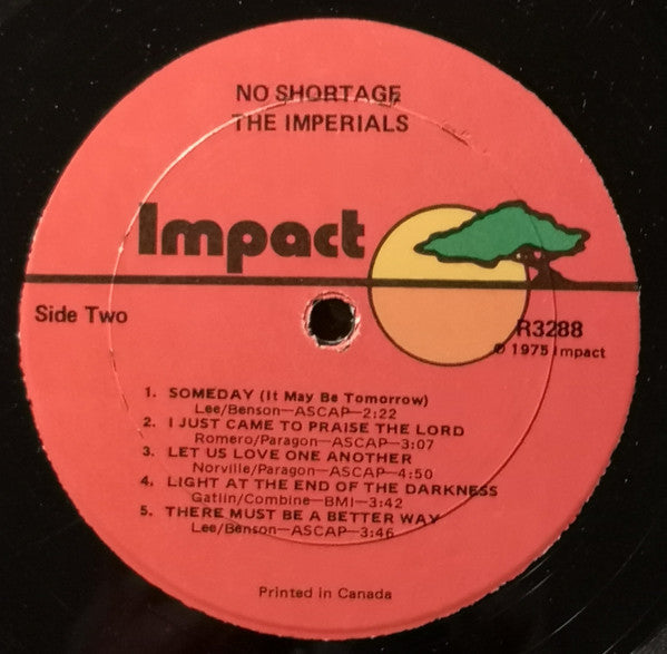 Imperials : No Shortage (LP, Album)
