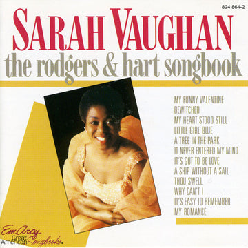 Sarah Vaughan : The Rodgers & Hart Songbook (CD, Comp, RM)