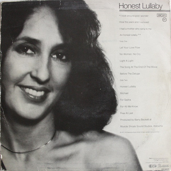 Joan Baez : Honest Lullaby (LP, Album)