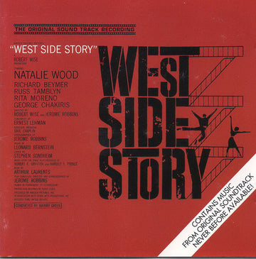 Leonard Bernstein : West Side Story (The Original Sound Track Recording) (CD, Album, RE, RM)