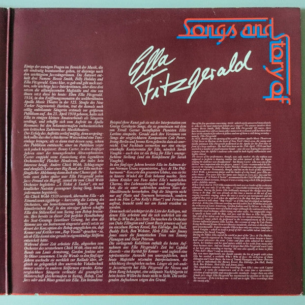 Ella Fitzgerald : Songs and Story of Vol. 7 (Ella Fitzgerald) (2xLP, Comp)