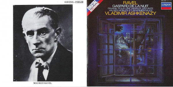 Ravel* – Vladimir Ashkenazy : Gaspard De La Nuit • Pavane Pour Une Infante Defunte • Valses Nobles Et Sentimentales (CD, Album, RE)