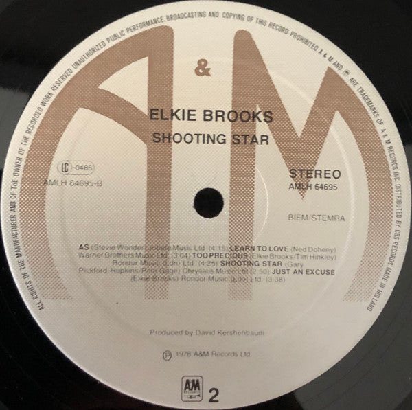 Elkie Brooks : Shooting Star (LP, Album)