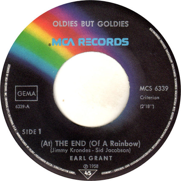 Earl Grant : The End / Ebb Tide (7", Single)
