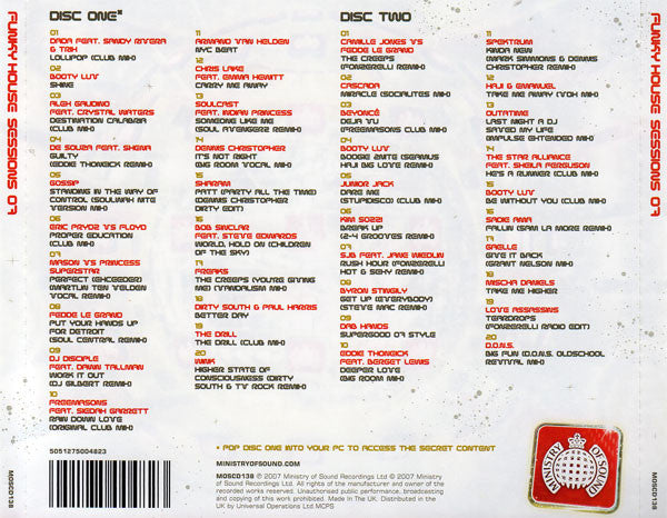 Various : Funky House Sessions 07 (CD, Comp, Enh, Mixed + CD, Comp, Mixed)