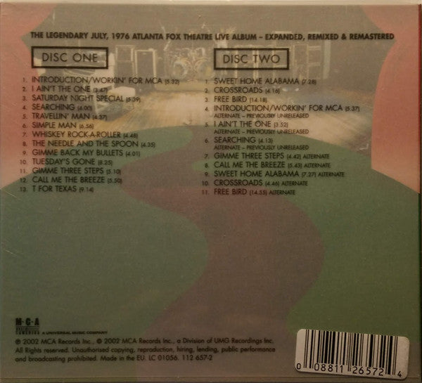 Lynyrd Skynyrd : One More From The Road (2xCD, Album, Dlx, RE, RM, RP, 25t)