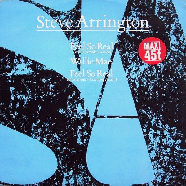 Steve Arrington : Feel So Real (12", Maxi)