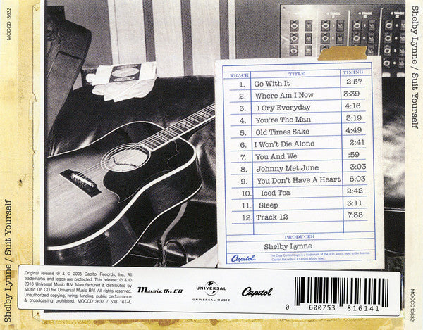 Shelby Lynne : Suit Yourself (CD, Album, RE)