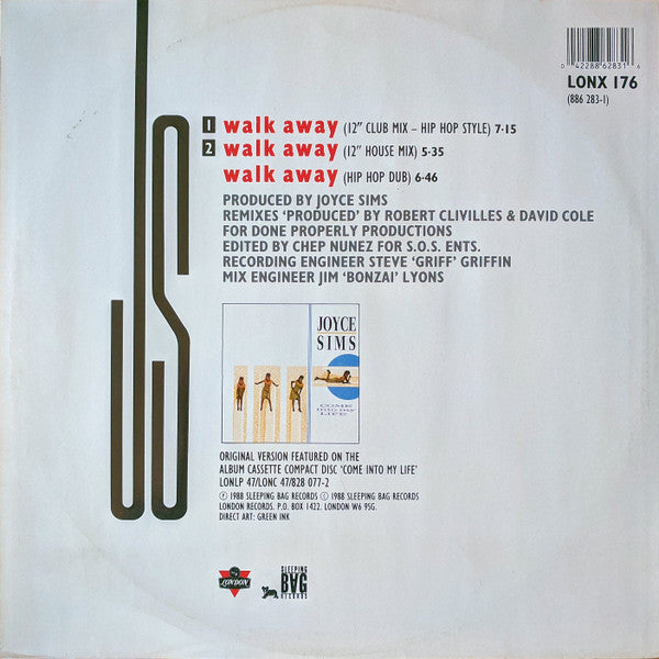 Joyce Sims : Walk Away Remix (12")