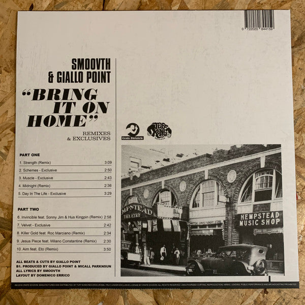 Smoovth & Giallo Point : Bring It On Home - Remixes & Exclusives (LP, Album, Ltd, Num)