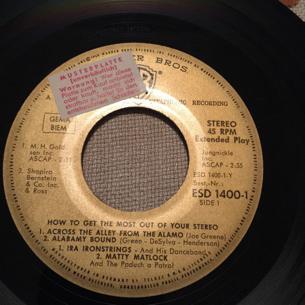 Various : How To Get The Most Out Of Your Stereo (7", Comp, Promo)