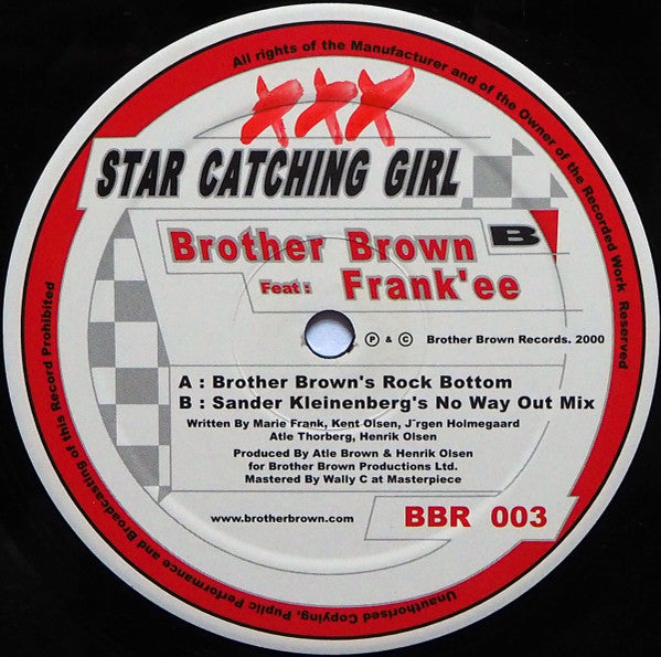 Brother Brown Featuring Frank'ee : Star Catching Girl (2x12")