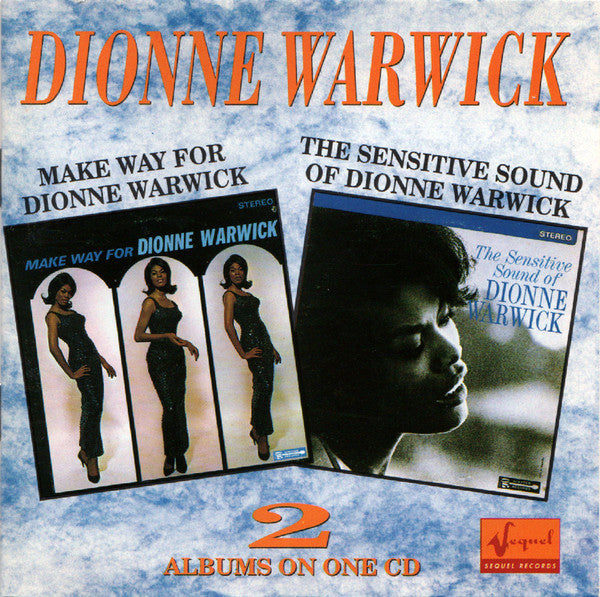 Dionne Warwick : Make Way For Dionne Warwick • The Sensitive Sound Of Dionne Warwick (CD, Comp)