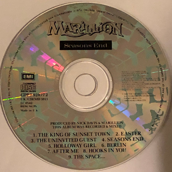 Marillion : Seasons End (CD, Album)