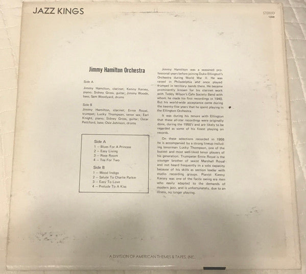 Jimmy Hamilton And His Orchestra : Jimmy Hamilton And His Orchestra (LP)