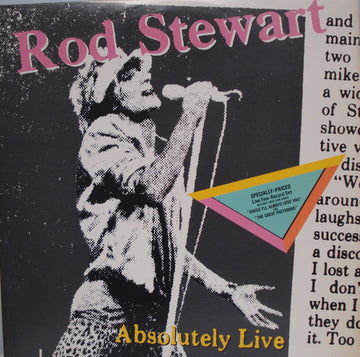 Rod Stewart : Absolutely Live (2xLP, Album, Win)