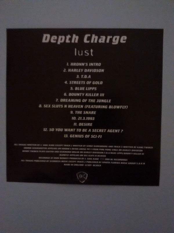 Depth Charge : Lust (CD, Album, Promo)