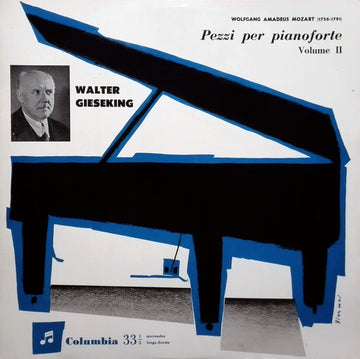 Wolfgang Amadeus Mozart, Walter Gieseking : Pezzi Per Pianoforte - Volume II (LP, Mono)