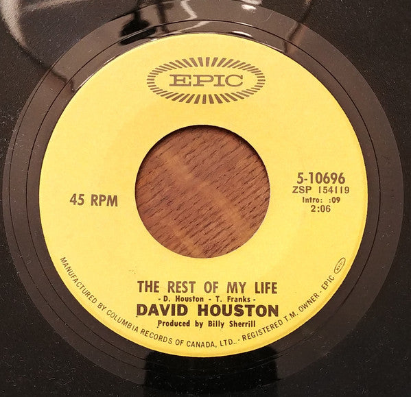 David Houston : The Rest of My Life (7")