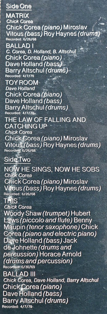 Chick Corea : Chick Corea (2xLP, Comp, Gat)