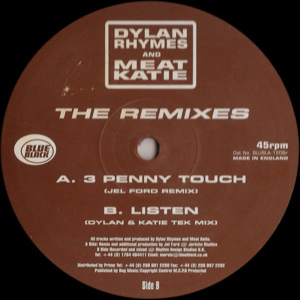 Dylan & Katie : The Remixes (12")