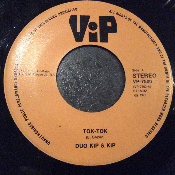 Duo Kip & Kip : Tok-Tok (7", Single)