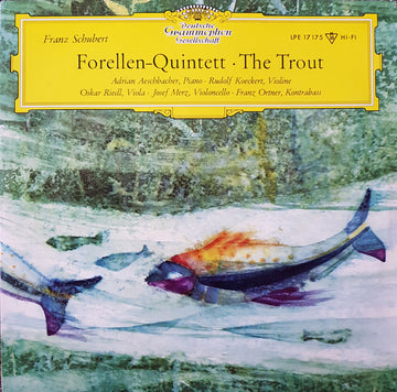 Franz Schubert - Adrian Aeschbacher • Rudolf Koeckert • Oskar Riedl • Josef Merz • Franz Ortner : Forellen-Quintett • The Trout (10", Mono, RE)