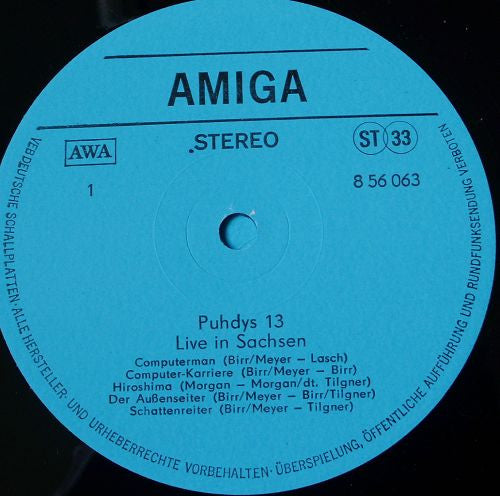 Puhdys : Puhdys 13 (Live In Sachsen) (2xLP, Album)