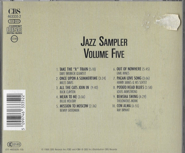 Various : Jazz Sampler Volume V (CD, Comp, RM)