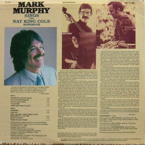 Mark Murphy : Mark Murphy Sings The Nat King Cole Songbook Volume One (LP)