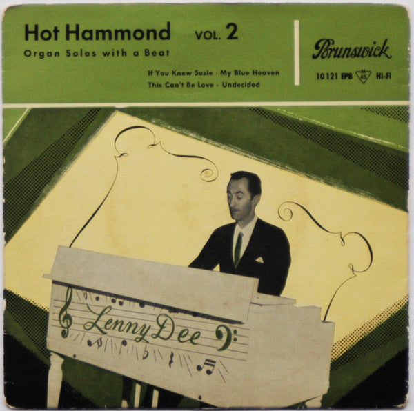 Lenny Dee (2) : Hot Hammond Vol. 2 (Organ Solos With A Beat) (7", EP)