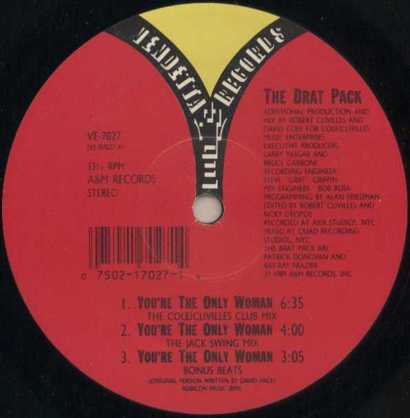 The Brat Pack : You're The Only Woman (12")