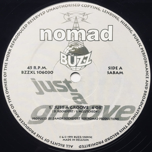 Nomad : Just A Groove (12")