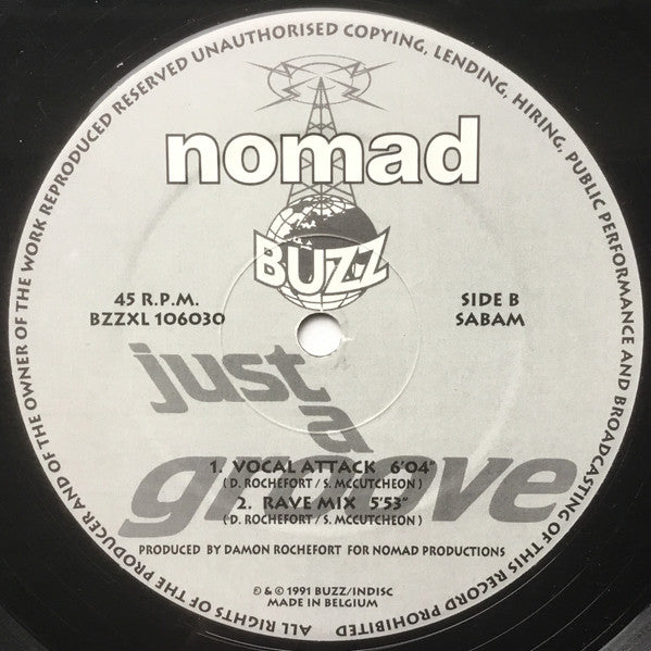 Nomad : Just A Groove (12")