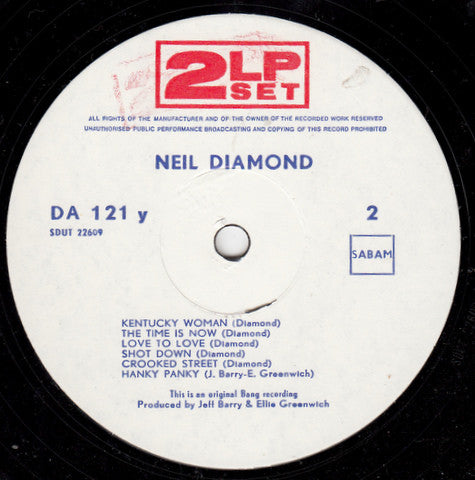 Neil Diamond : Neil Diamond (2xLP, Comp)