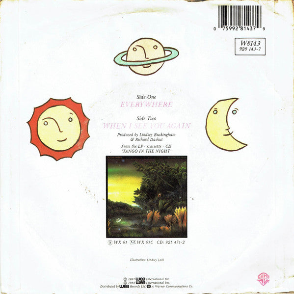 Fleetwood Mac : Everywhere (7", Single, Lyn)