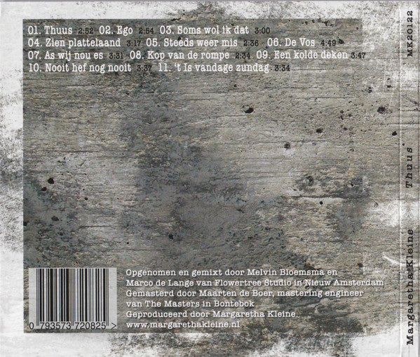Margaretha Kleine : Thuus (CD, Album)