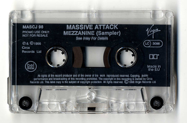 Massive Attack : Mezzanine (Sampler) (Cass, Promo, Smplr)