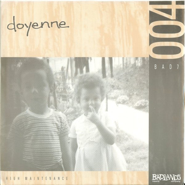 Doyenne : High Maintenance (7")
