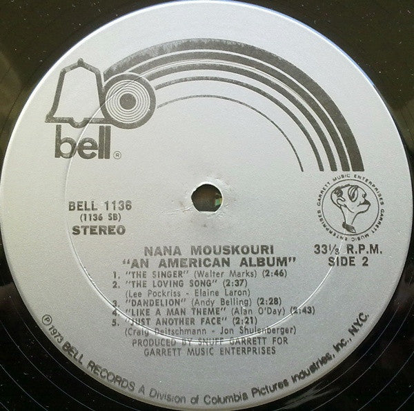 Nana Mouskouri : An American Album (LP)