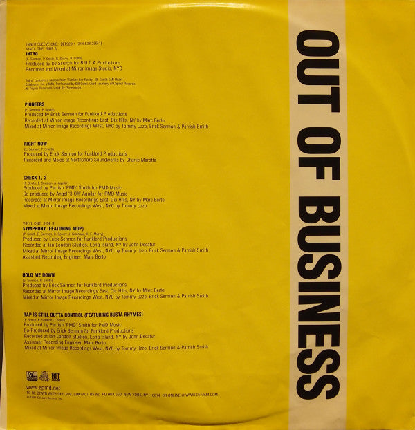 EPMD : Out Of Business / Greatest Hits (2xLP, Album + 2xLP, Comp)